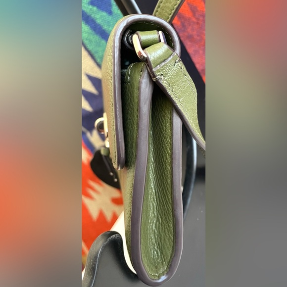 Kate Spade Marti Enchanted Green Leather Wallet Crossbody Bag Purse MSRP $249 - Picture 13 of 16